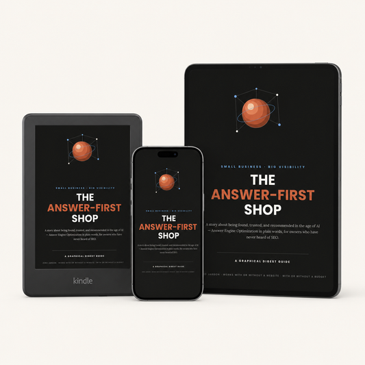 The Answer-First Shop — Illustrated PDF Edition + Toolkit